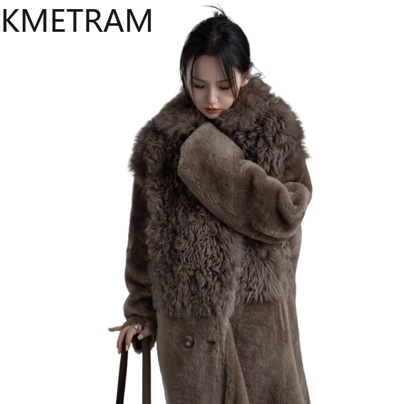 Wool Coat Peacoat - KMETRAM 100% Natuurlijke Toscaanse of Merinowol