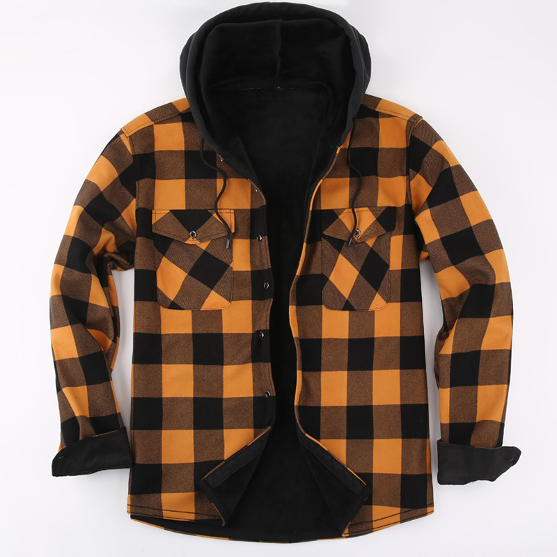 2023 Nieuwe Herfst En Winter M - Flannel Shirt Lined recensie en prijs