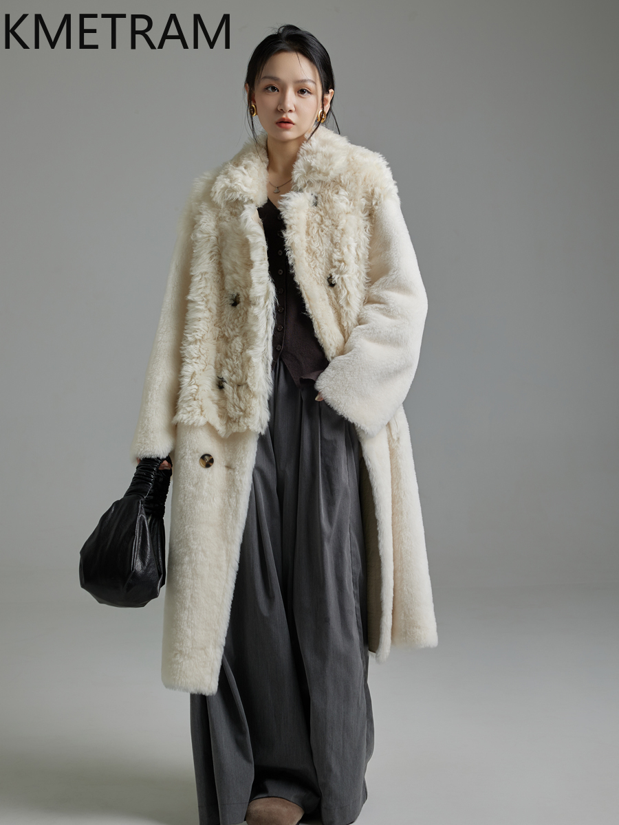 KMETRAM 100% Natuurlijke Tosca - Wool Coat Peacoat recensie en prijs